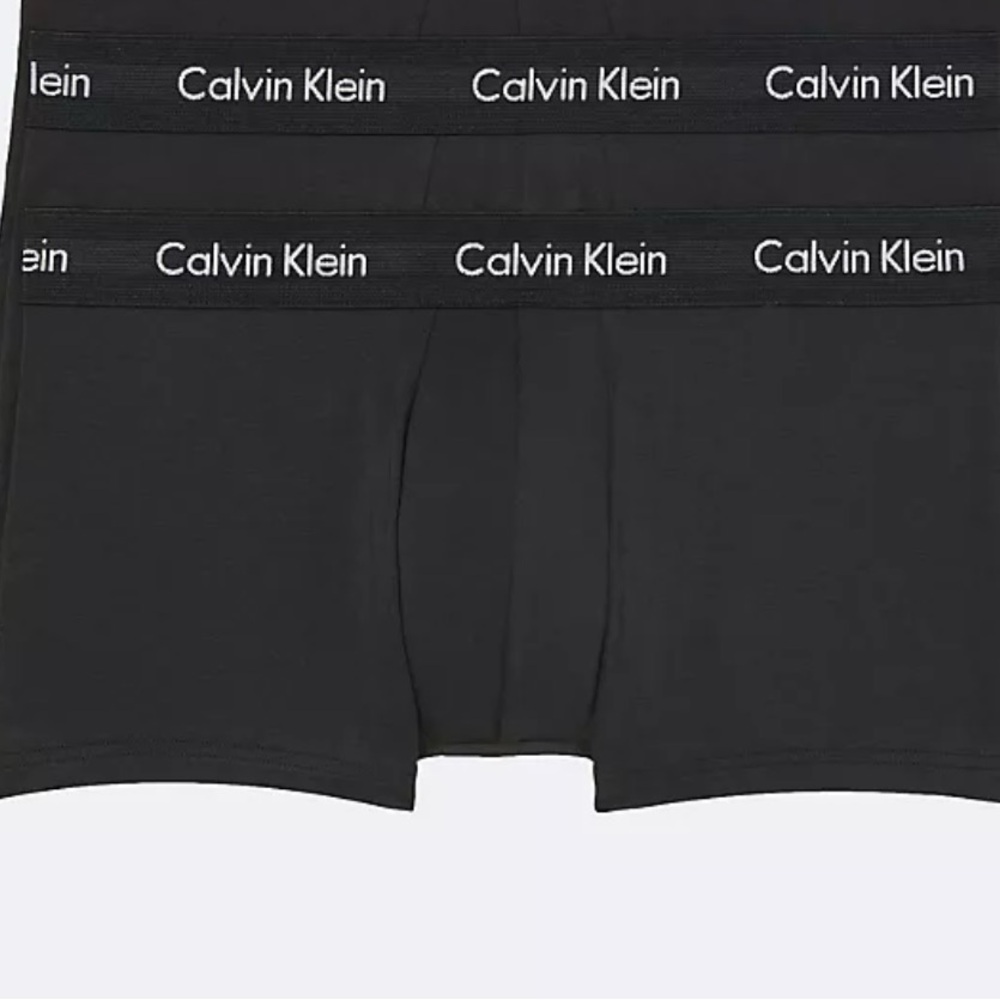 Calvin Klein Black Boxer Briefs with Logo Waistband
